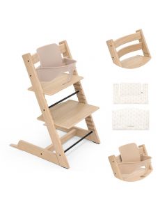 Pack chaise haute Tripp Trapp + Baby Set 2 + Coussin