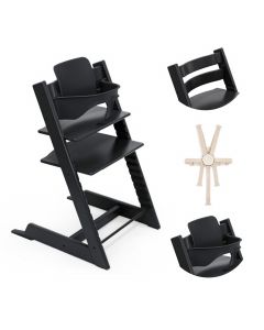 Pack chaise haute Tripp Trapp + Baby Set 2 + Harnais 2