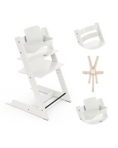 Pack chaise haute Tripp Trapp + Baby Set 2 + Harnais 2