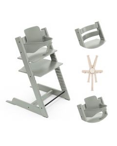 Pack chaise haute Tripp Trapp + Baby Set 2 + Harnais 2