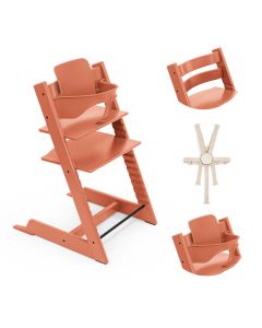 Pack chaise haute Tripp Trapp + Baby Set 2 + Harnais 2