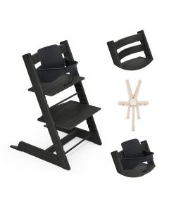 Pack chaise haute Tripp Trapp + Baby Set 2 + Harnais 2