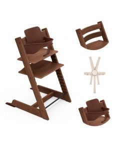 Pack chaise haute Tripp Trapp + Baby Set 2 + Harnais 2