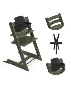 Pack chaise haute Tripp Trapp + Baby Set 2 + Harnais 2