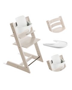 Pack chaise haute Tripp Trapp + Baby Set 2 + Tablette