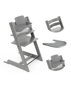 Pack chaise haute Tripp Trapp + Baby Set 2 + Tablette