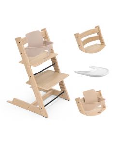 Pack chaise haute Tripp Trapp + Baby Set 2 + Tablette