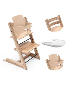 Pack chaise haute Tripp Trapp + Baby Set 2 + Tablette