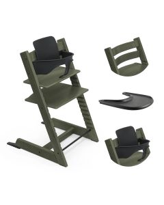 Pack chaise haute Tripp Trapp + Baby Set 2 + Tablette