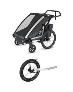 Pack Chariot Cross 2.0 - 2 places + Jogging Kit