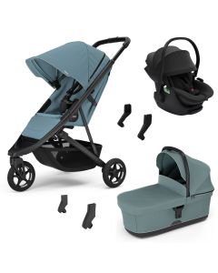 Trio Spring 2 + nacelle Thule Bassinet + siège-auto Maple