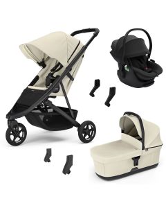 Trio Spring 2 + nacelle Thule Bassinet + siège-auto Maple