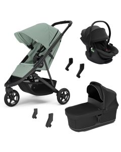 Trio Spring 2 + nacelle Thule Bassinet + siège-auto Maple