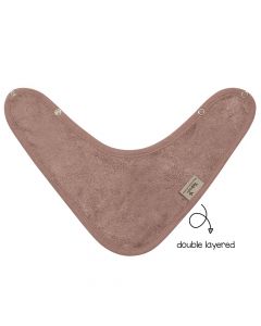 Bavoir bandana doublé