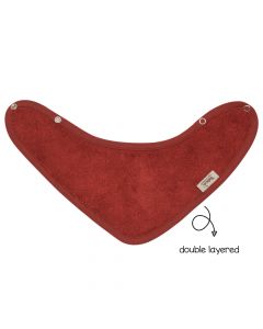 Bavoir bandana doublé