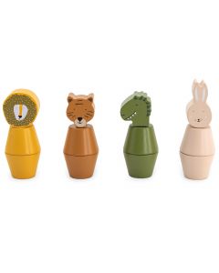 Animaux à vis en bois