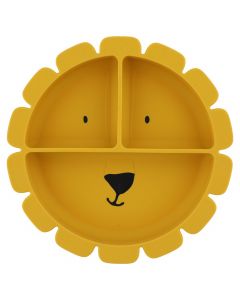 Assiette compartimentée antidérapante