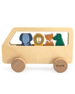 Bus animaux en bois