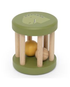 Hochet roulant en bois