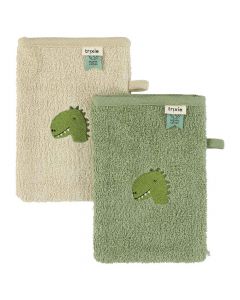 Lot de 2 gants de toilette - Aura