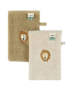 Lot de 2 gants de toilette - Aura
