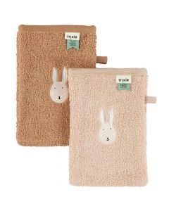 Lot de 2 gants de toilette - Aura
