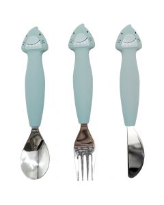 Lot de 3 couverts en silicone