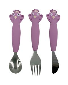 Lot de 3 couverts en silicone