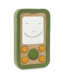 Téléphone bébé bois-silicone