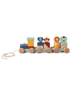Train d’animaux en bois