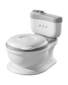 Toilettes bébé avec chasse d'eau sonore