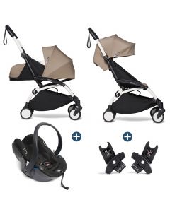 Duo poussette Yoyo² complète 0m+ & 6m+ + Yoyo car seat by BeSafe