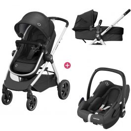 Trio Poussette Zelia 2 Siege Auto Rock I Size De Bebe Confort Maxi Cosi