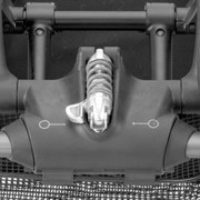 Trio Trider Transporter 2 Strata Jané - suspension avec amortisseur